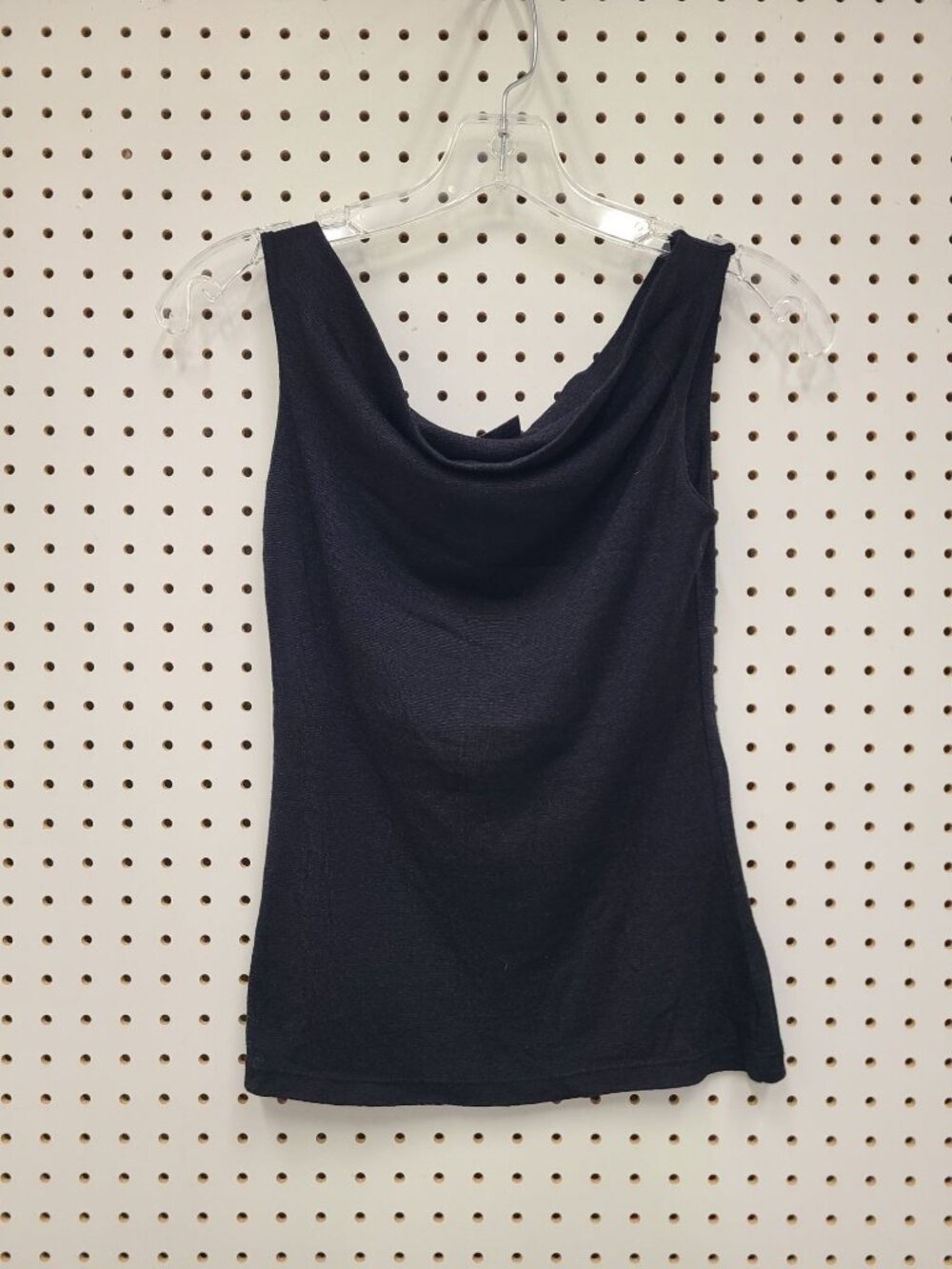 Michael Stars Black Sleeveless Cowl Neck Top Womens Size S